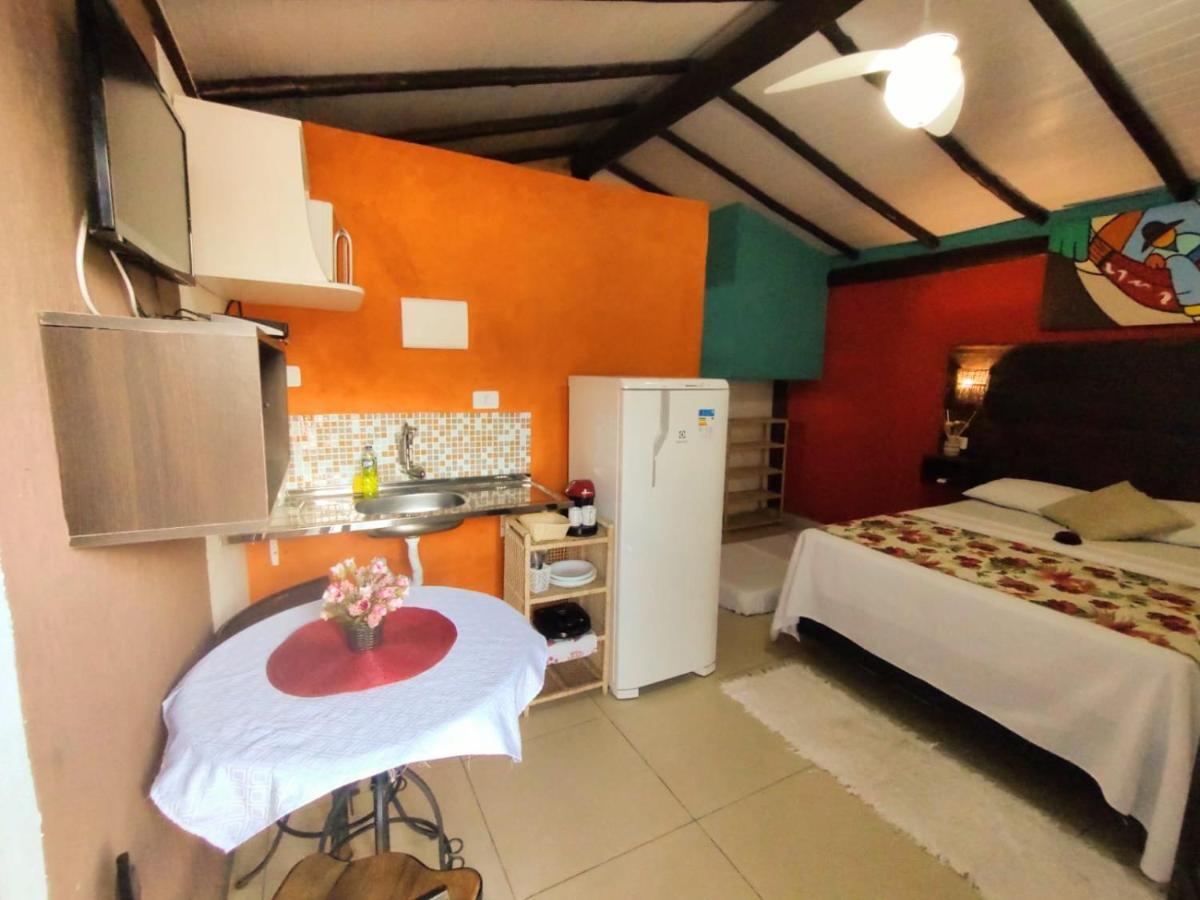 Chale De Charme Mandomai - Suites Com Cozinha Compacta, Suites Com Cooktop E Chale Com Cozinha อิลญาเบลา ภายนอก รูปภาพ